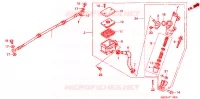 BOMBA DE FRENO TRASERA para Honda NSR 125 R 1996