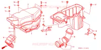FILTRO DEL AIRE para Honda NSR 125 R 1996