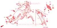 GUARDABARROS TRASERA para Honda NSR 125 R 1996