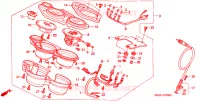 INDICADOR DE COMBINACION para Honda NSR 125 R 1996