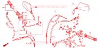 PALANCA DE MANIJA/INTERRUPTOR/ CABLE para Honda NSR 125 R 1996