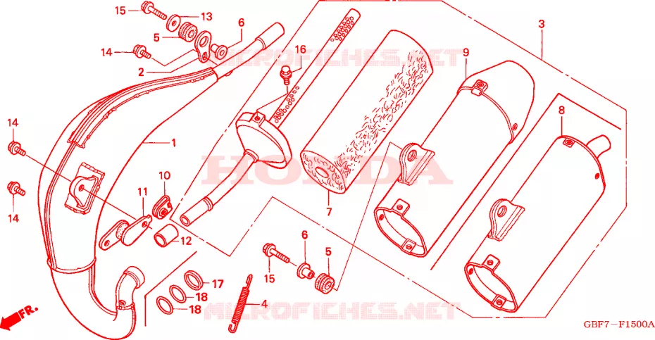 CAMARA DE EXPANSION Honda MOTO 85 CR 2006  CR85RB6