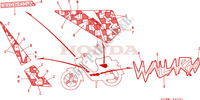 FLEJE/MARCA(2) para Honda WALLAROO 50 self starter 1991