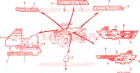 FLEJE(7) (TRX350N) para Honda FOURTRAX 350 1992