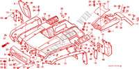 GUARDABARROS DELANTERO(2) para Honda FOURTRAX 350 4X4 sub light 1989