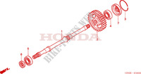 EJE FINAL para Honda FOURTRAX 450 FOREMAN 4X4 Electric Shift 2002