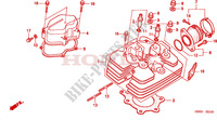 CULATA DE CILINDRO para Honda FOURTRAX 450 FOREMAN 4X4 Electric Shift 2000