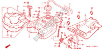 TANQUE DE COMBUSTIBLE para Honda FOURTRAX 350 RANCHER 4X4 Electric Shift 2002