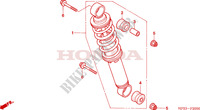 ALMOHADILLA TRASERA para Honda SPORTRAX TRX 90 2011
