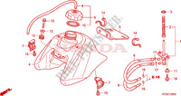 TANQUE DE COMBUSTIBLE(TRX906/EX7) para Honda SPORTRAX TRX 90 EX 2007