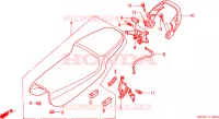 ASIENTO para Honda NSR 125 R 2001