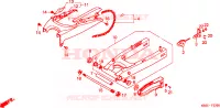 BRAZO DE OSCILACION/CAJA DE CADENA para Honda NSR 125 R 2001