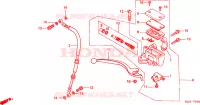 CILINDRO MAESTRO DE FRENO para Honda NSR 125 R 2001