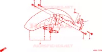 GUARDABARROS DELANTERO para Honda NSR 125 R 2001