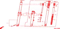 HORQUILLA DELANTERA para Honda NSR 125 R 2001