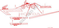 FLEJE/EMBLEMA(CB125TDE) para Honda CB 125 TWIN 1986
