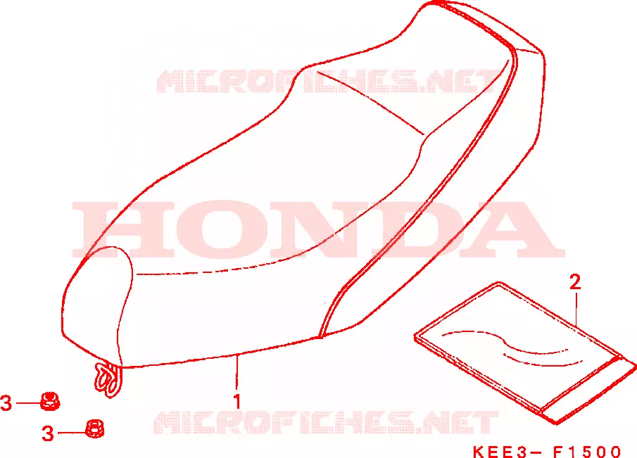 ASIENTO Honda SCOOTER 100 BALI 1999  SJ100X