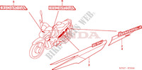FLEJE/MARCA(ANF1253/5/6) para Honda INNOVA 125 2003