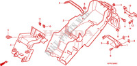 GUARDABARROS TRASERO para Honda CBR 125 TRICOLOR 2010