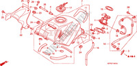 TANQUE DE COMBUSTIBLE  para Honda CBR 125 TRICOLOR 2010