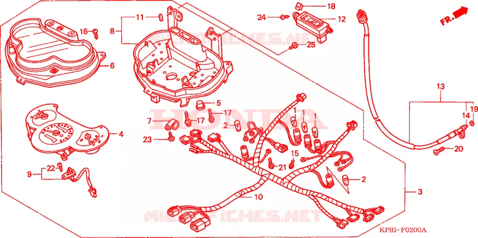 INDICADOR Honda SCOOTER 125 SH 2002  SH1251