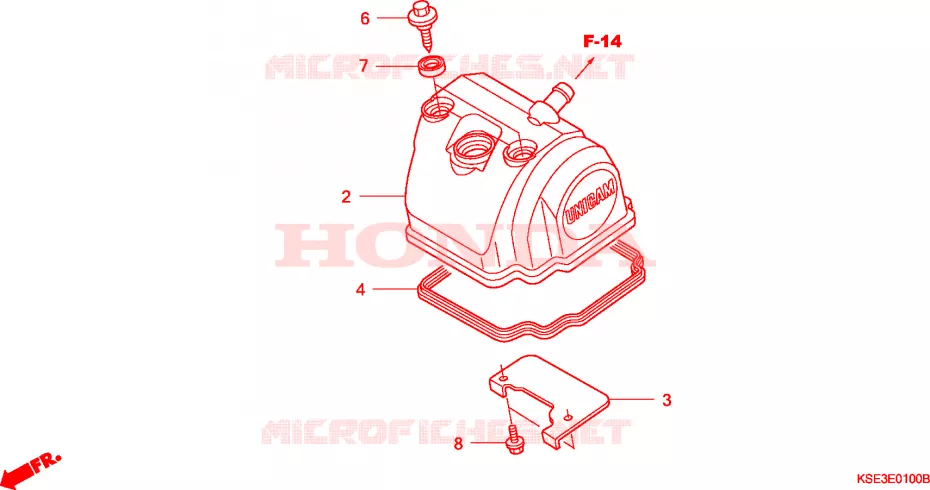 CUBIERTA CULATA CILINDRO Honda MOTO 150 CRF 2007  CRF150RB7