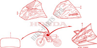 MARCA(3) para Honda XR 200 R 1999