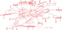 FLEJE/MARCA(6) para Honda NSR 125 R 1992