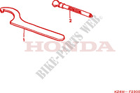 HERRAMIENTAS para Honda CR 125 R 1998