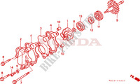 BOMBA DE AGUA para Honda CR 500 R 2000