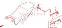 ASIENTO para Honda CBR 1100 SUPER BLACKBIRD 50TH 1998