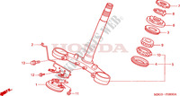 VASTAGO DE DIRECCION para Honda VFR 800 INTERCEPTOR 1999