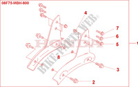 ANCLAJES RESPALDO para Honda VT 1100 SHADOW C3 2000