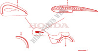 FLEJE/MARCA para Honda VT 1100 SHADOW C3 AERO 2002
