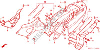 CAPO DE ASIENTO/CUBIERTA LATERAL para Honda XL 1000 VARADERO ABS AUTRES COULEURS 2006