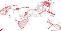 GUINO para Honda XL 1000 VARADERO AUTRES COULEURS 2006