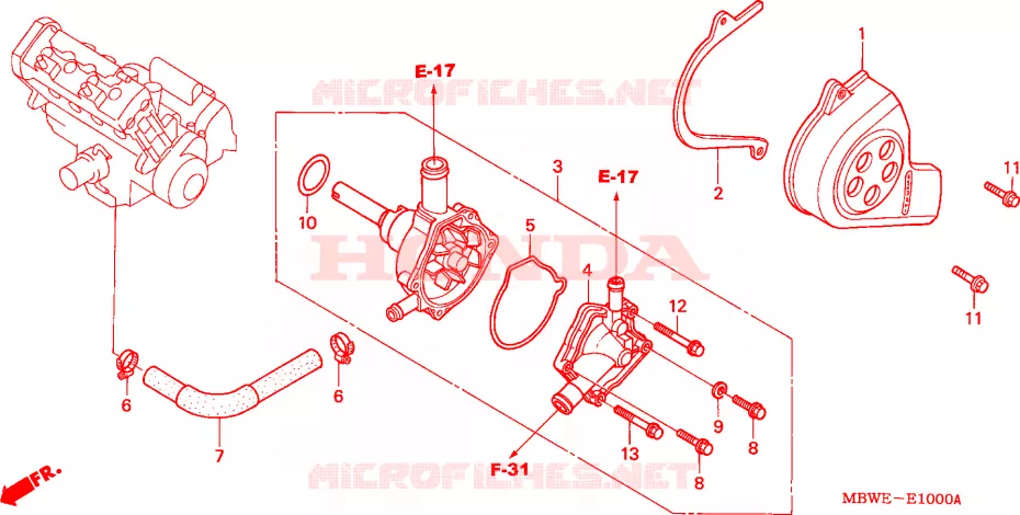 【HONDA】CBR600F CBR600F2 Parts Catalog 6 HONDA】CBR600F CBR600F2 Parts Catalog 6 Honda CBR600F2 SUPERSPORT