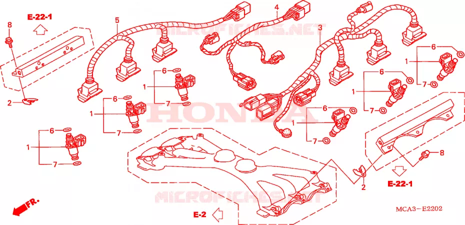 INYECTOR Honda MOTO 1800 GOLD-WING 2007  GL18007