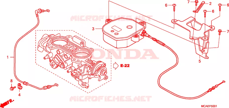 CRUCERO AUTOMATICO(BOLSA DE AIRE) Honda MOTO 1800 GOLD-WING 2009  GL18009