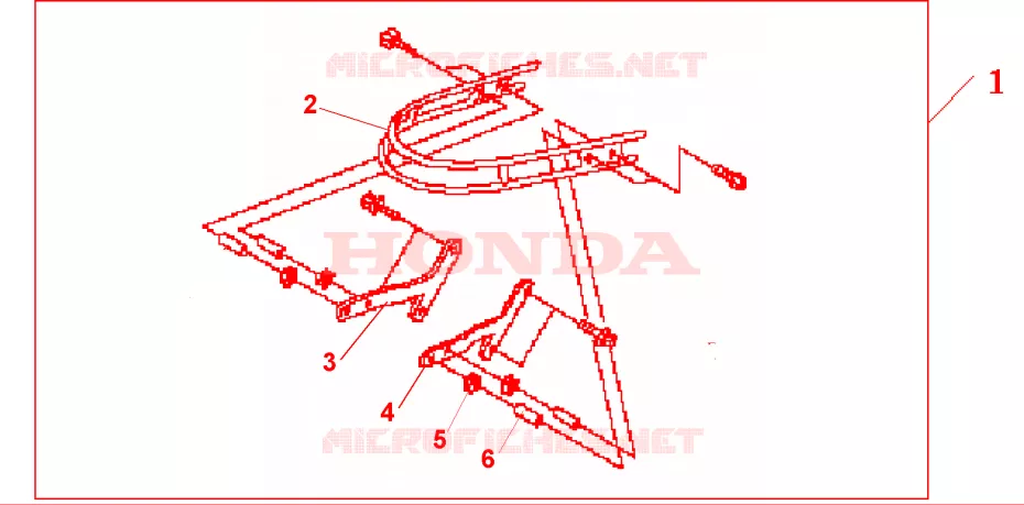 FR.FENDER GUARD P Honda MOTO 1800 GOLD-WING 2009  GL18009