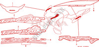 FLEJE/MARCA para Honda TRANSALP 650 2002
