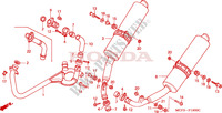 SILENCIADOR DE ESCAPE para Honda VTR 1000 SP2 100CV 2002