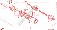 MOTOR DE ARRANQUE (CBR900RRY,1/RE1) para Honda CBR 929 RR FIREBLADE 2000