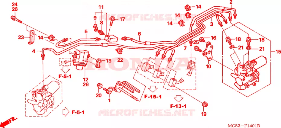 CONTROL DOSIFICADOR VALVULA(ST1300A) Honda MOTO 1300 PAN-EUROPEAN 2005  ST1300A4