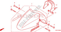 GUARDABARROS DELANTERO (FJS600D7/FJS600A) para Honda SILVER WING 600 2007