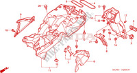 GUARDABARROS TRASERO para Honda VFR 800 VTEC ABS 2005