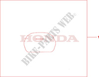 FUNDA TOP BOX 45 L. para Honda VFR 800 VTEC ABS 2008
