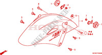GUARDABARROS DELANTERO para Honda VFR 800 VTEC ABS 2007