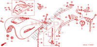 TANQUE DE COMBUSTIBLE (VTX1300S3) para Honda VTX 1300 S RETRO 2003