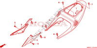 CAPO TRASERO (CBR600RR5/6) para Honda CBR 600 RR CHARPENTIER 2006